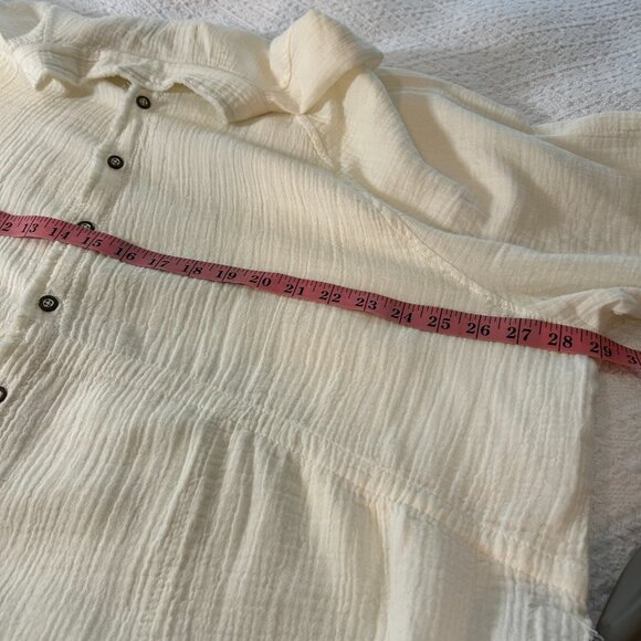 Free People - We The Free Summer Daydream Buttondown size XL NEW - Picture 8 of 9